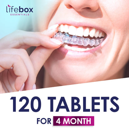 Retainer Cleaner Tablets - Denture Cleaning Tablets & Aligner Cleaner - For Aligners, Retainers, Dentures, Night Guards - Mint Flavor